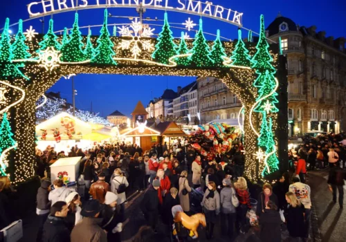 Le marché de Noël à la Place Carnot